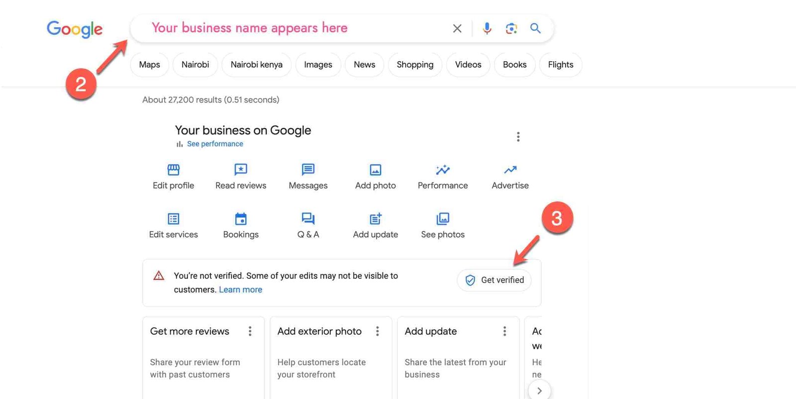 Google business profile