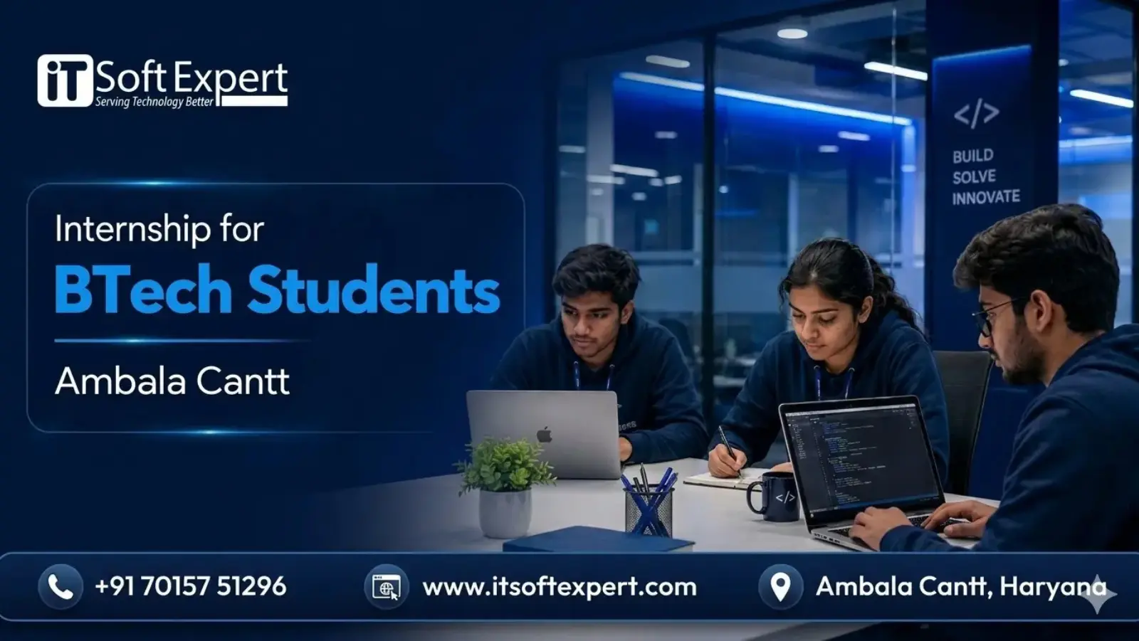 internship for BTech students Ambala Cantt