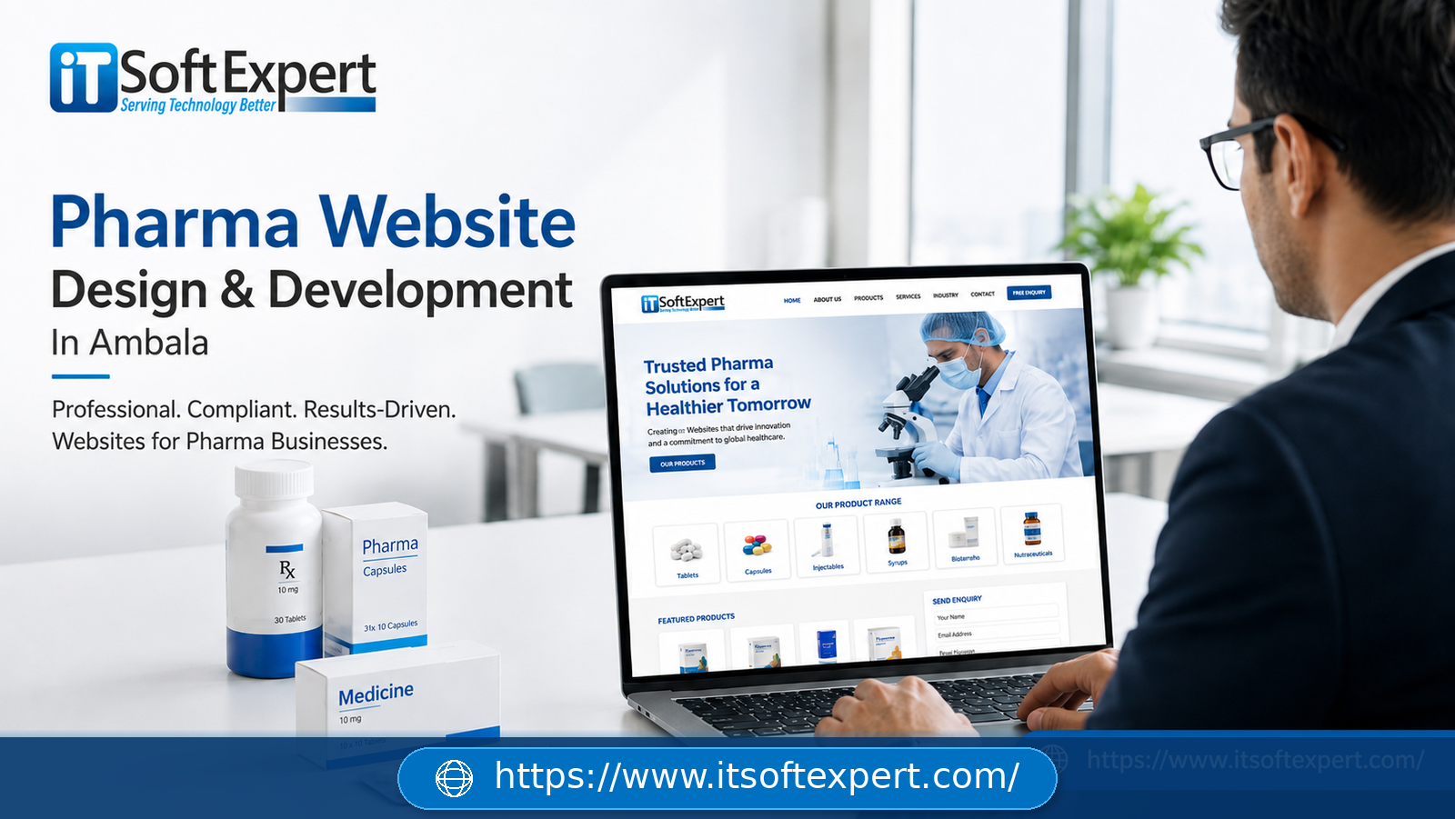 Pharmaceutical Website Designer in Ambala
