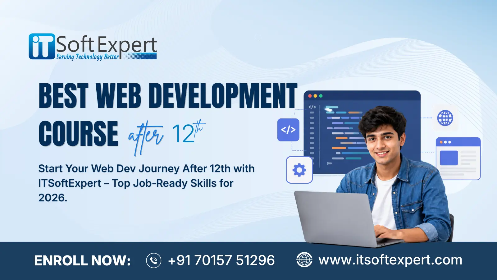 web development course after 12th