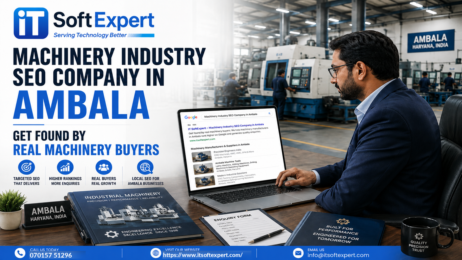 Machinery Industry SEO Company in Ambala
