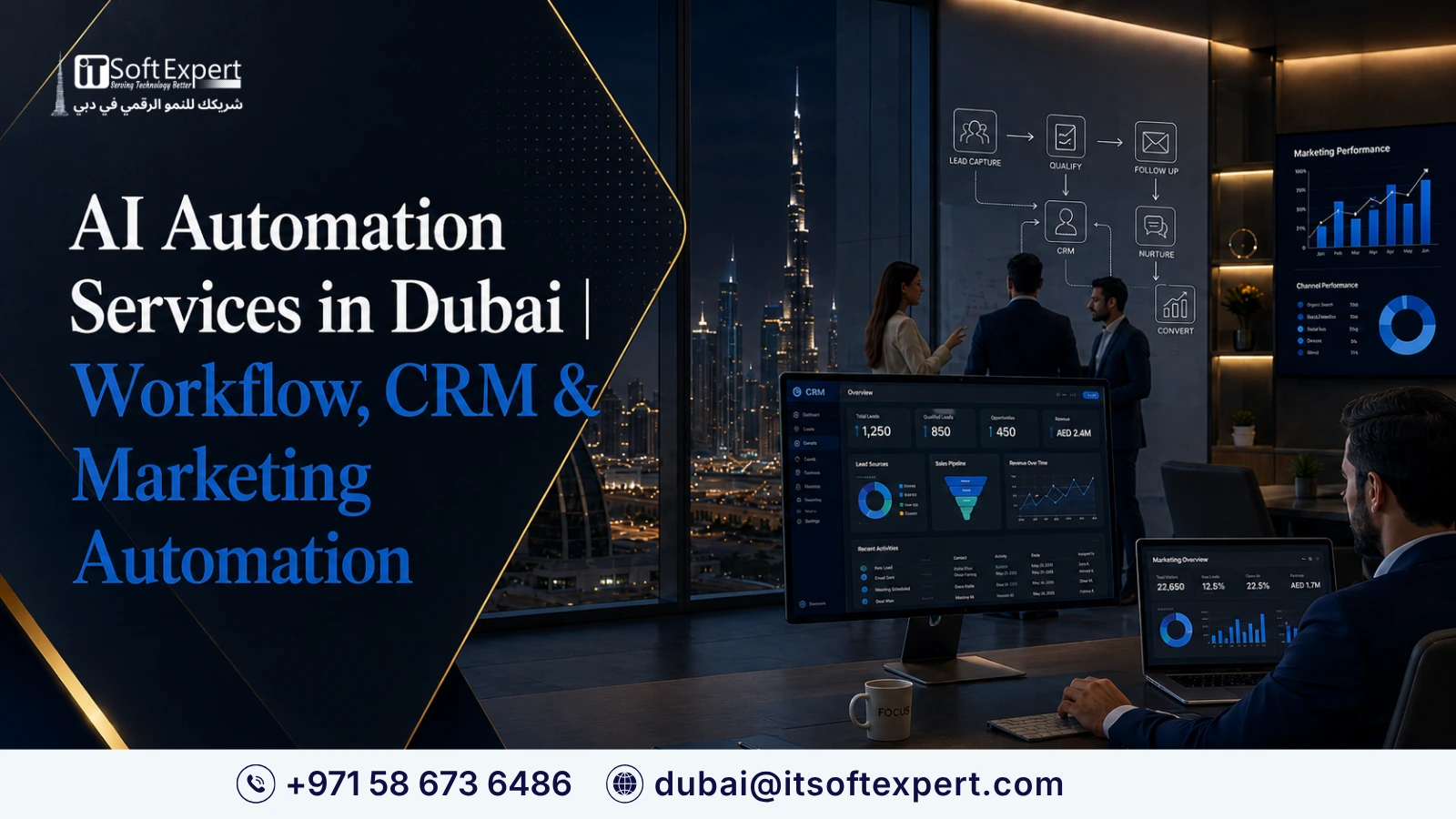 AI Automation Services in Dubai | Workflow, CRM & Marketing Automation
