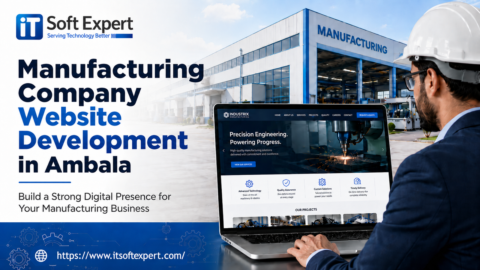 Manufacturing Company Website Development in Ambala